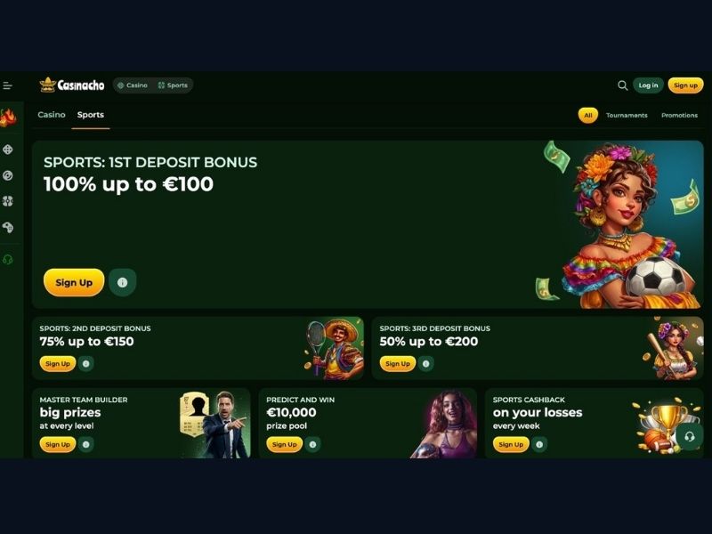 Cashback escalable y Spinola Liga desde smartphone en Casinacho Casino para España